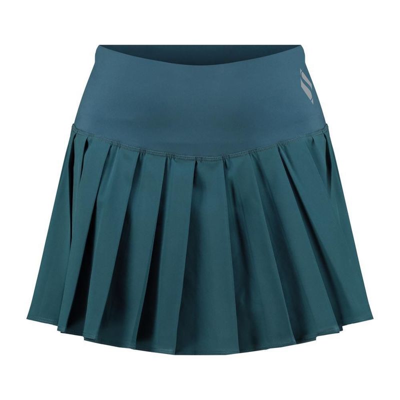 Falda short skechers sport training verde para mujer awk003dkgr