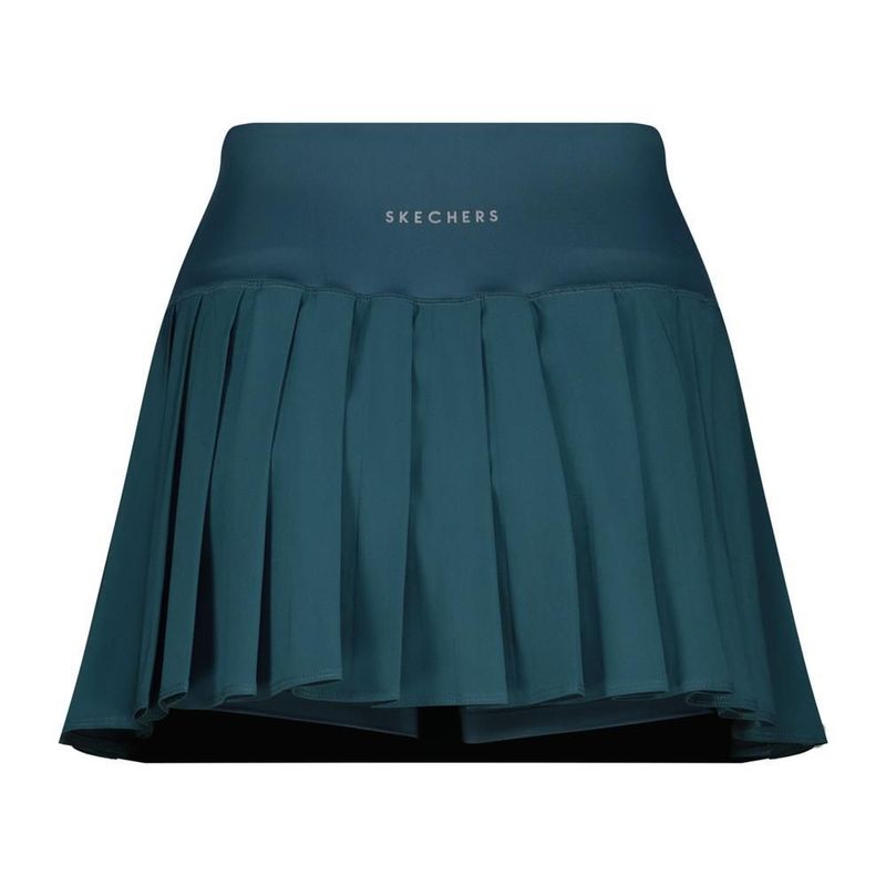 Falda short skechers sport training verde para mujer awk003dkgr