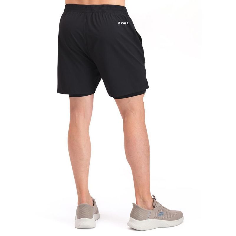 Short deportivo skechers sport training negro para hombre ams076blk