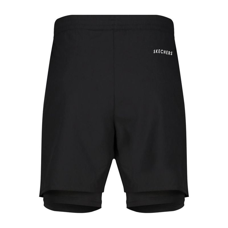 Short deportivo skechers sport training negro para hombre ams076blk