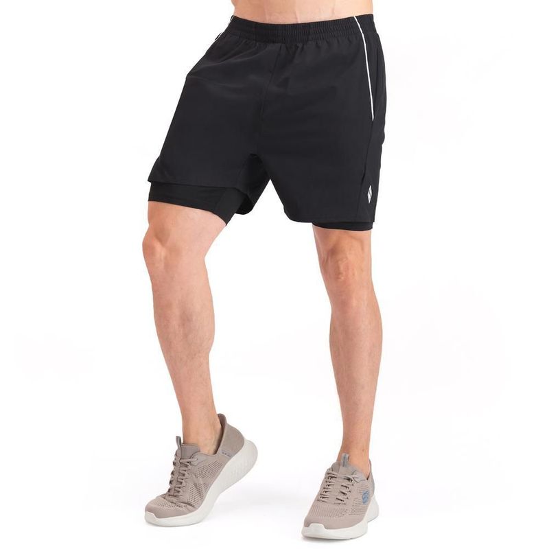 Short deportivo skechers sport training negro para hombre ams076blk