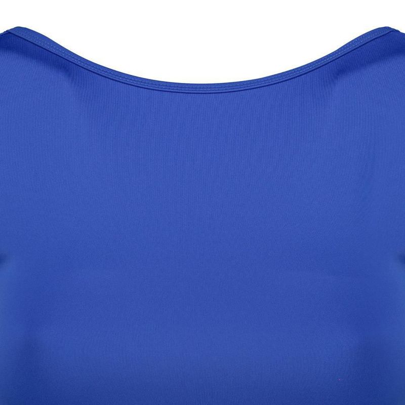 Playera skechers sport training azul para mujer awx076blw