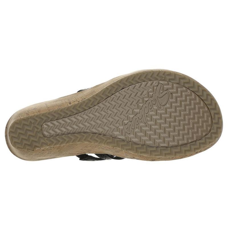 Sandalias skechers cali negro para mujer 119580blk