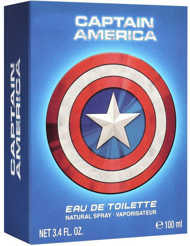Perfume Marvel Captain America EDT 100 ml para niños