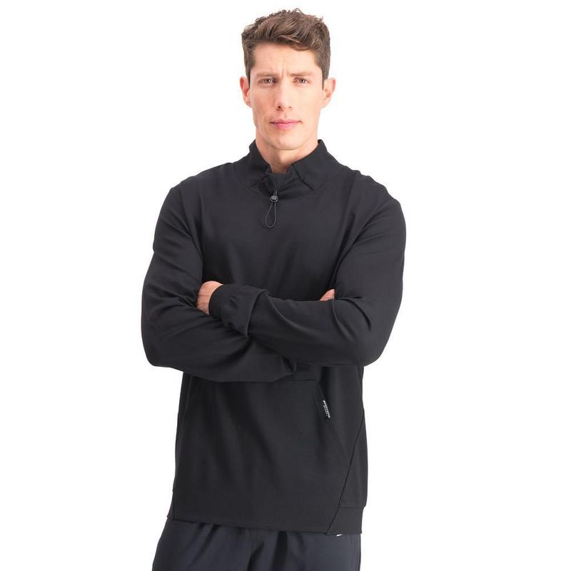 Sudadera pullover skechers sport tarining negro para hombre amh011blk