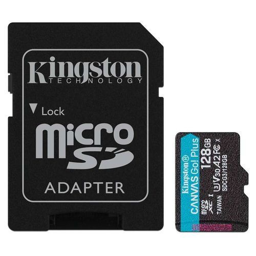 Memoria Kingston Canavas Go Plus MicroSDXC de 128 GB Clase