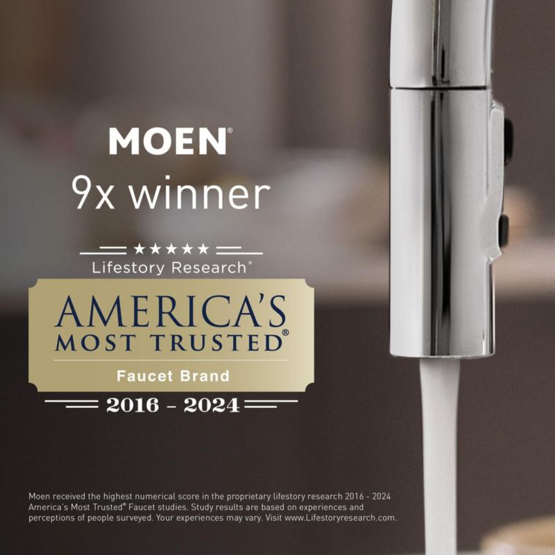 Cabezal de ducha Moen 10 cm 5 funciones cromo