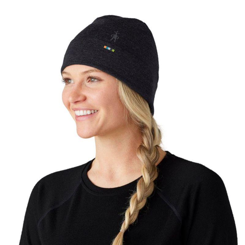 GORRO Smartwool Merino Sport 250 Carbón con Puño