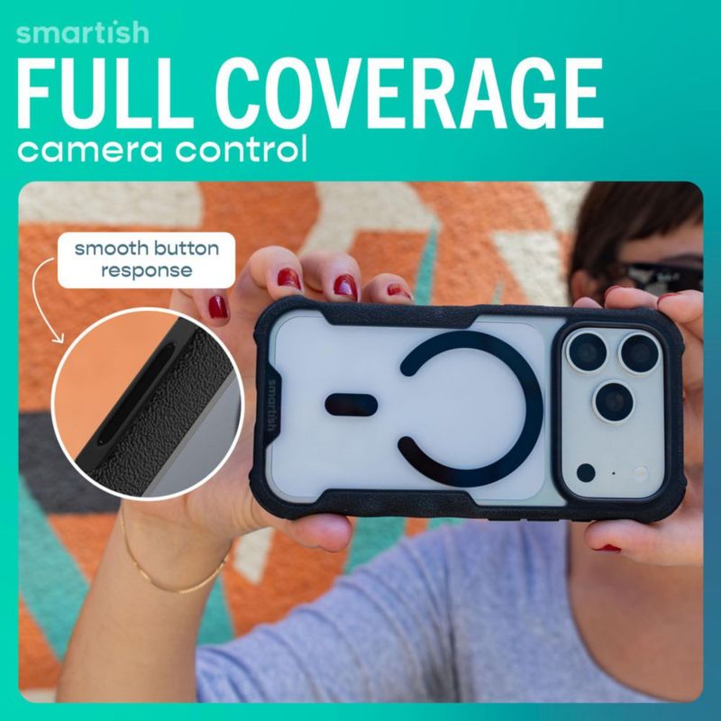 Funda Smartish para iPhone 18/17 Pro MagSafe negra