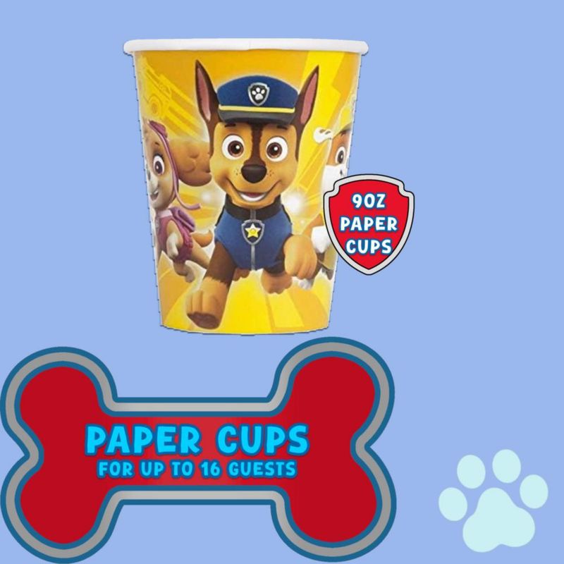 Paquete de decoración para fiesta Paw Patrol – 137 piezas – Unique