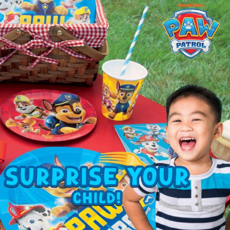 Paquete de decoración para fiesta Paw Patrol – 137 piezas – Unique