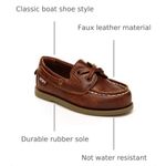 Zapato de vestir Carter's Bauk sin cordones color marrón claro