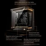 Gabinete gamer msi meg maestro 900r e-atx 3 fan argb cristal
