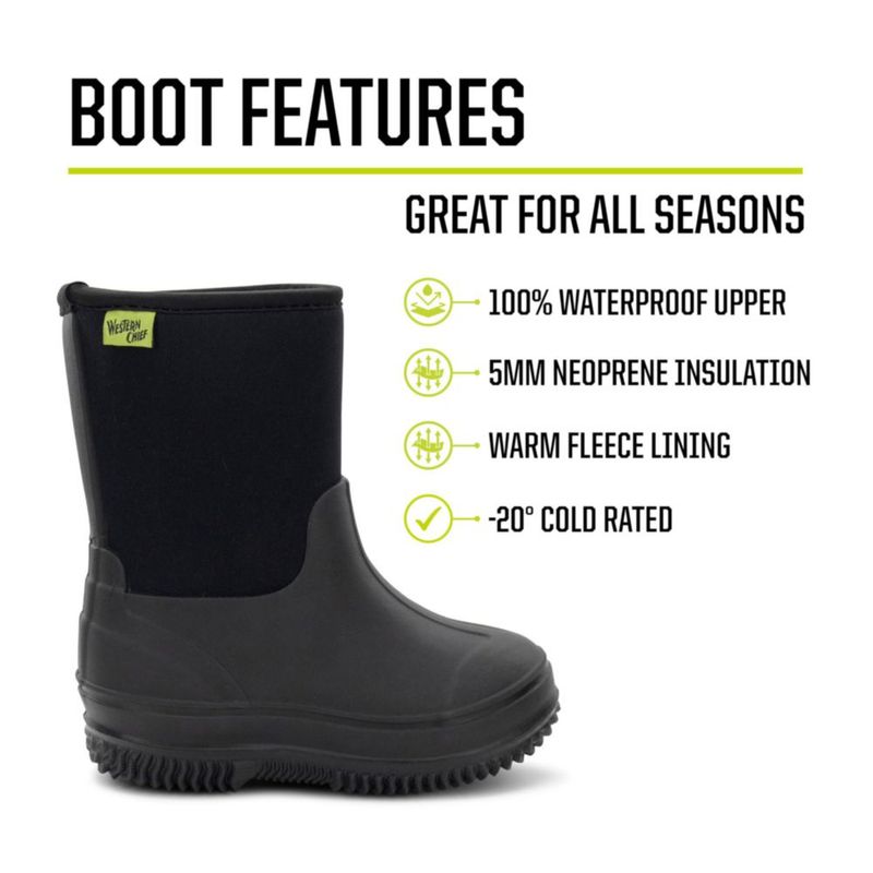 Bota Western Chief Freestyle negra talla 1