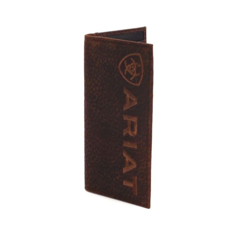 Cartera ARIAT de Cuero de Toro con Gran Logo