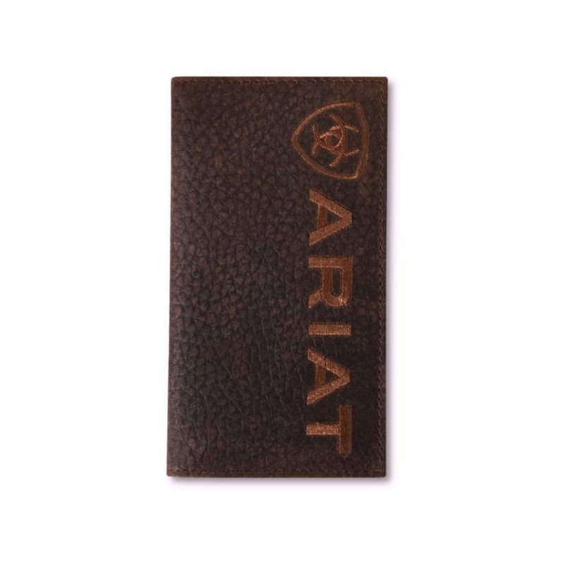 Cartera ARIAT de Cuero de Toro con Gran Logo