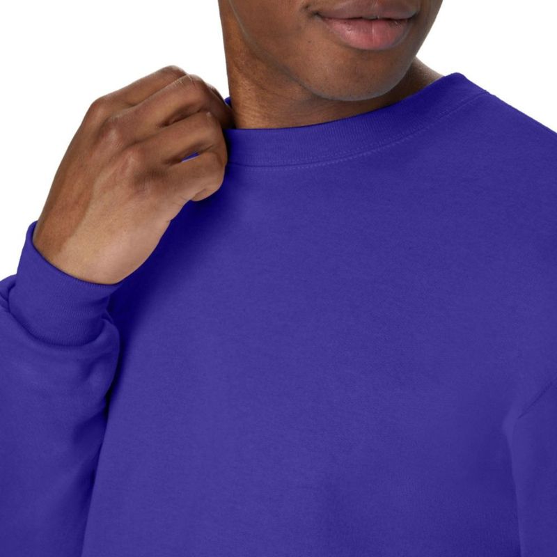 Sudadera Hanes XXL morada (1 unidad) de mezcla de algodón