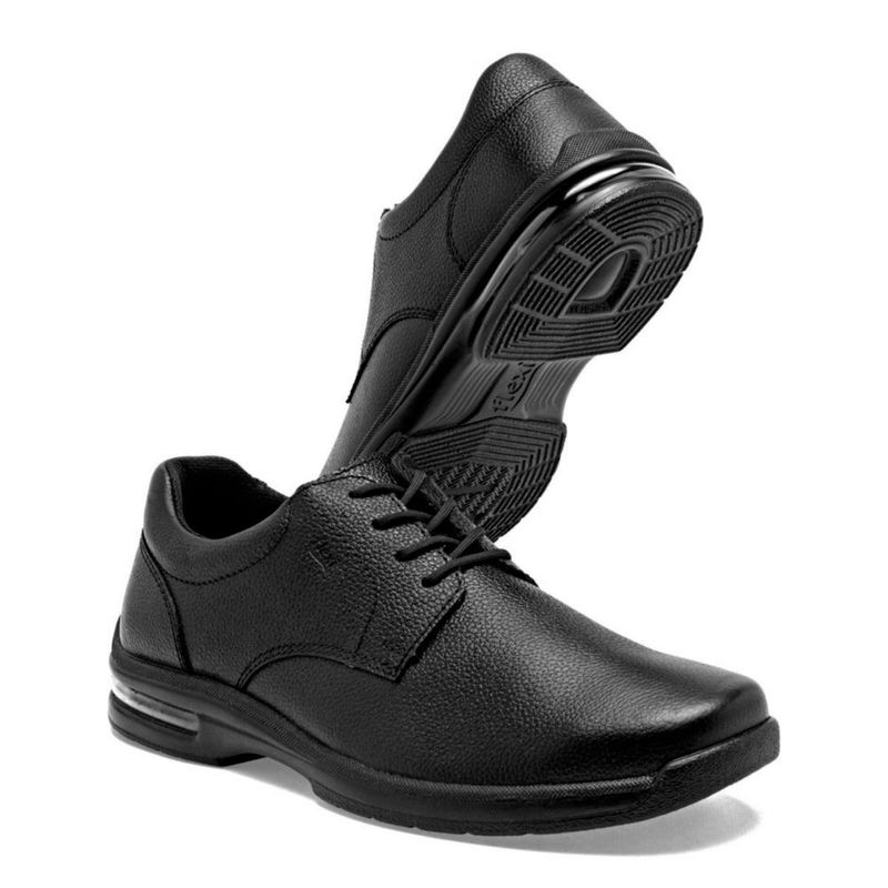 CASUAL AGUJETA ESCOLAR FLEXI 402811 NEGRO Piel