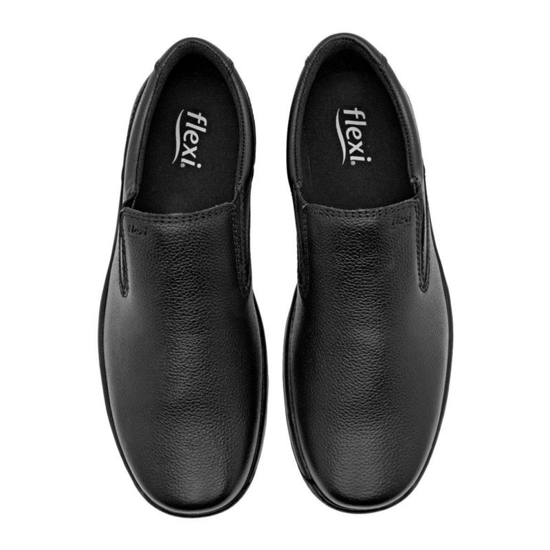 CASUAL AGUJETA ESCOLAR FLEXI 402812 NEGRO Piel