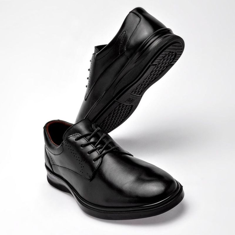CASUAL AGUJETA FLEXI 423101 NEGRO Piel