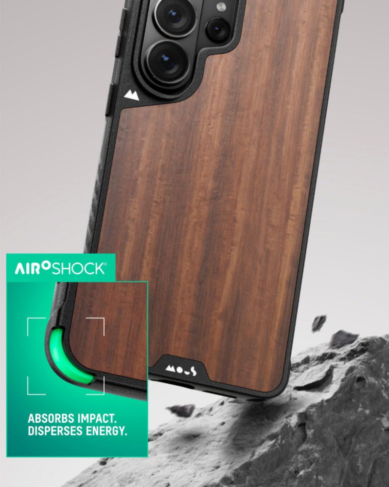 Funda Mous Galaxy S26 Ultra de Nogal con MagSafe