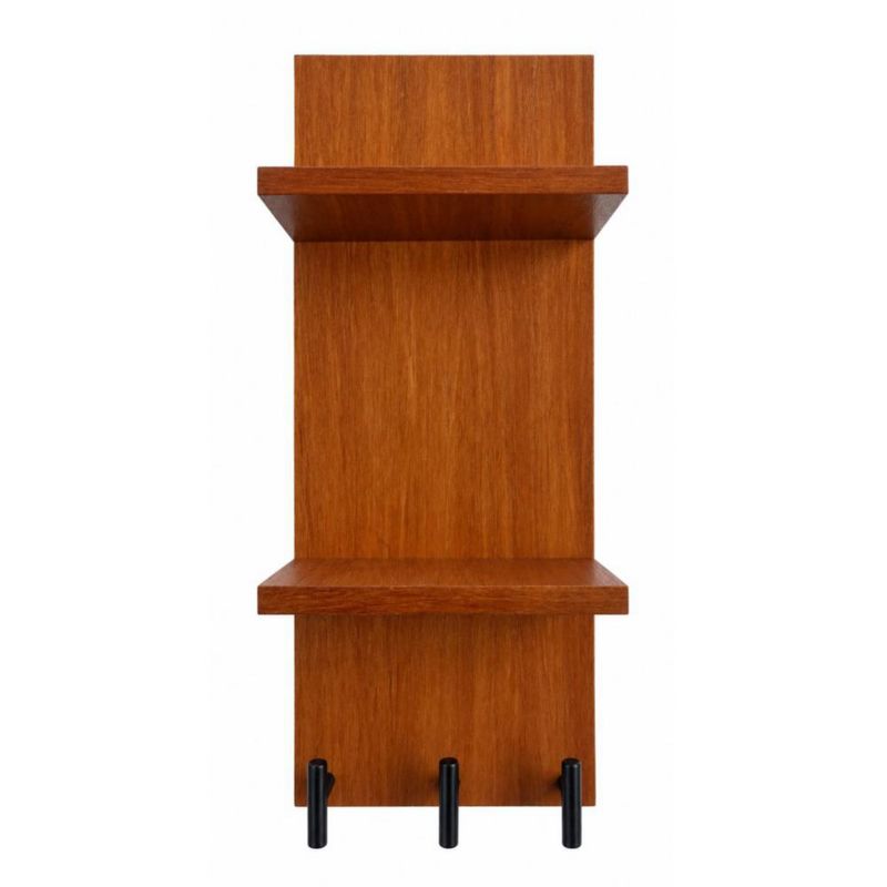 Estante Perchero De Pared Tzalam Con 3 Ganchos