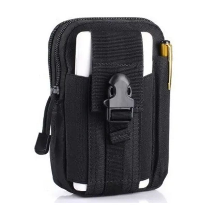 Bolsa Táctica Militar Para Celular Multiusos Negro