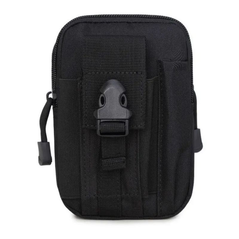 Bolsa Táctica Militar Para Celular Multiusos Negro