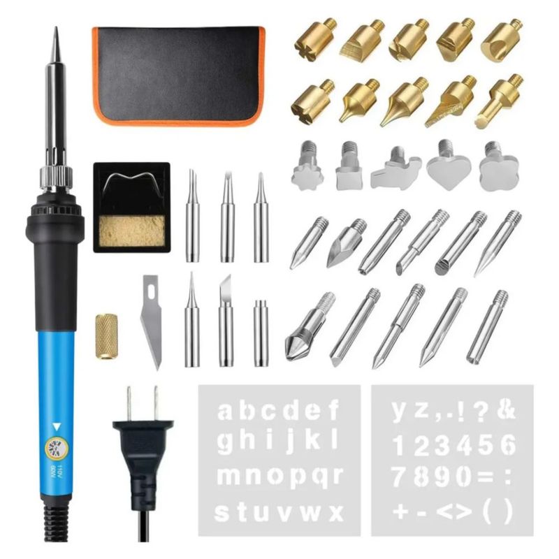 Kit Pirograbador De Madera Regulable 60w