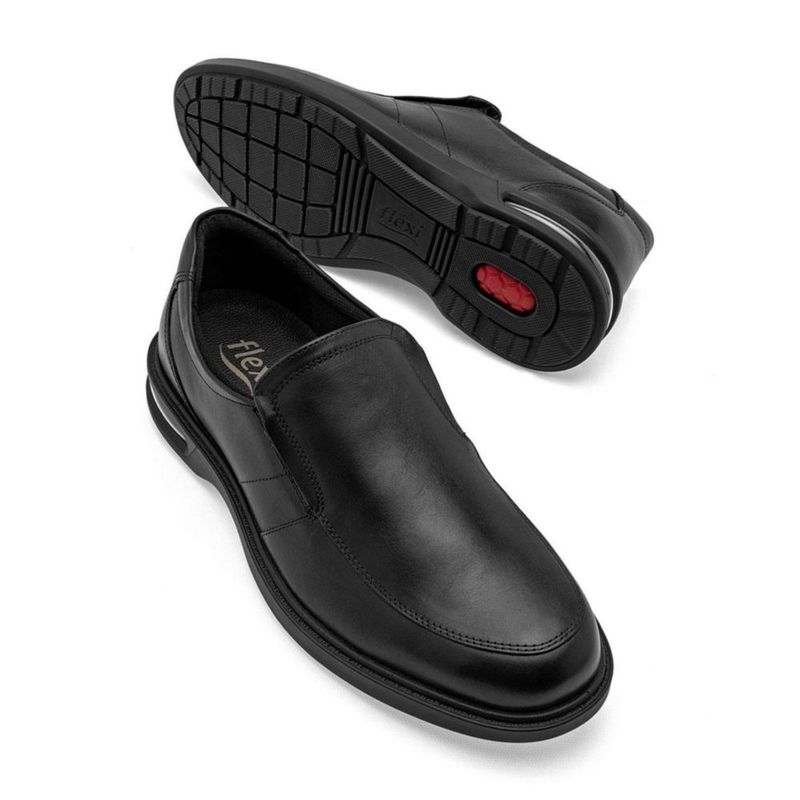 CASUAL AGUJETA ESCOLAR FLEXI 422909 NEGRO Piel