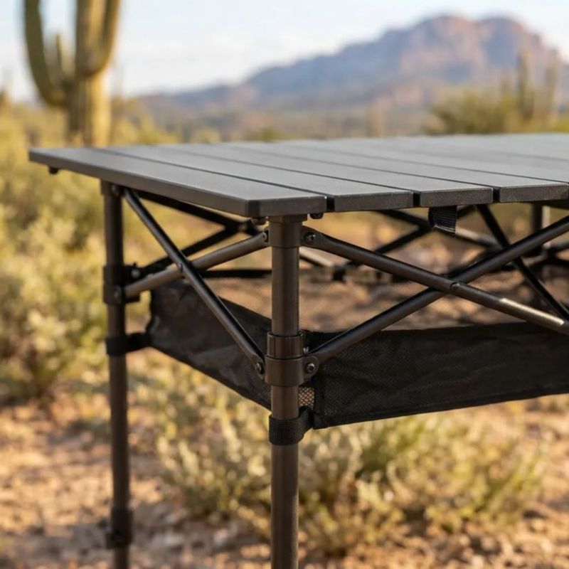 Pequeña Mesa De Camping Plegable Portátil