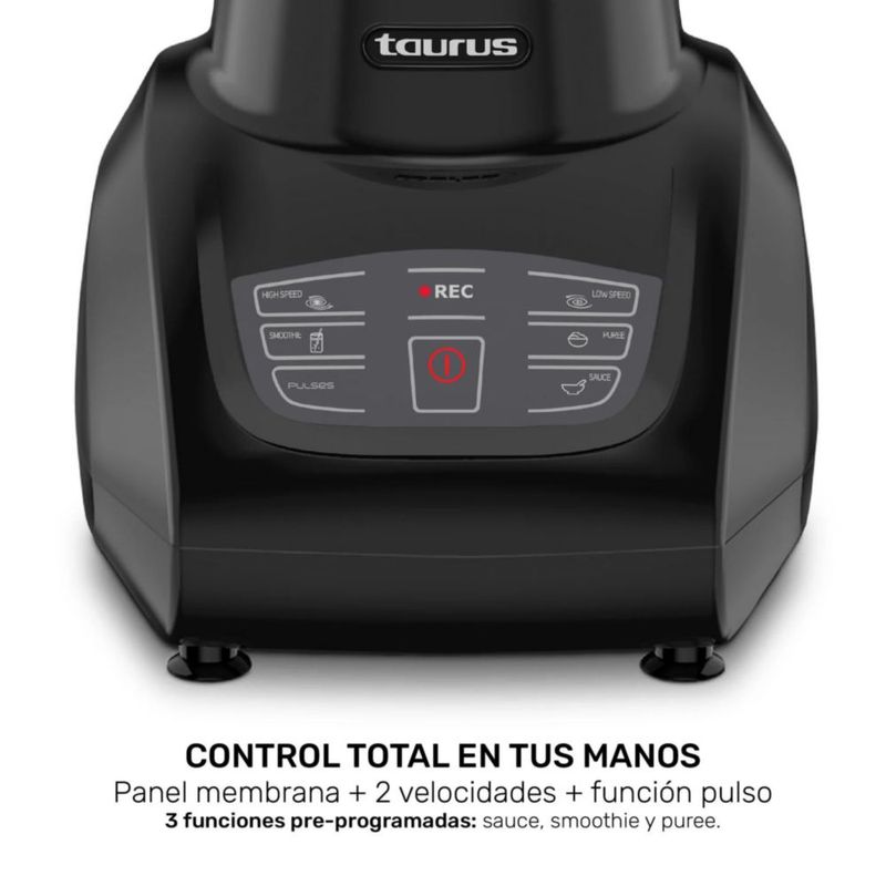 Licuadora Taurus Sevilla Rec 750w Vaso de Vidrio