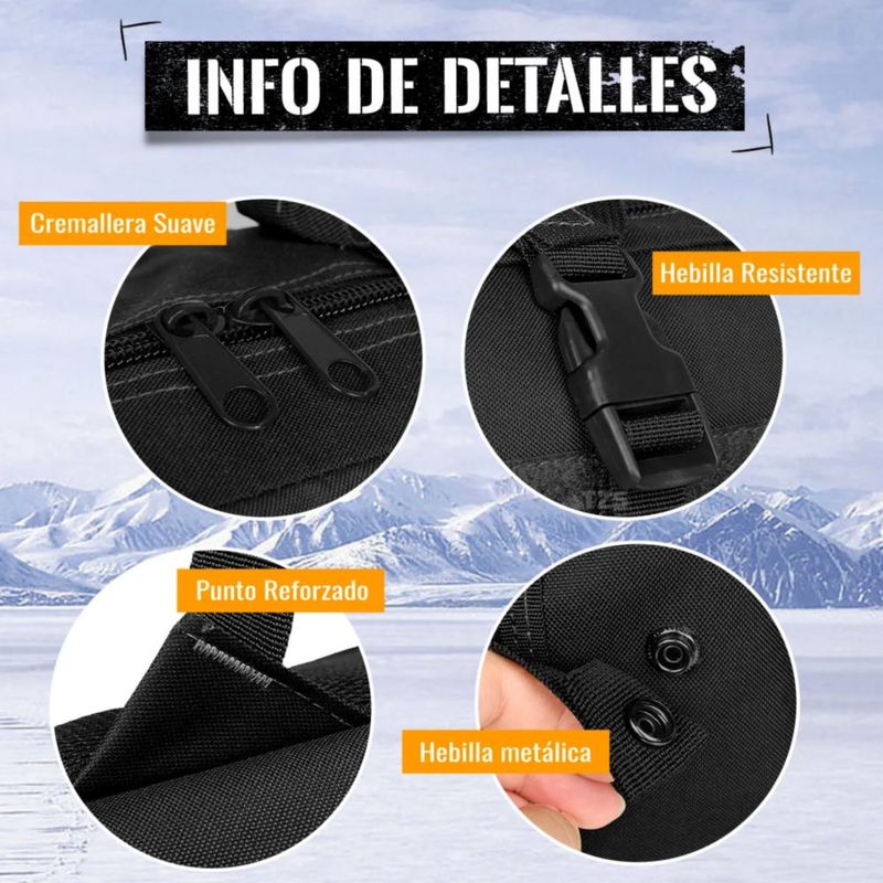 Mochila Militar Táctica Escolar Negro