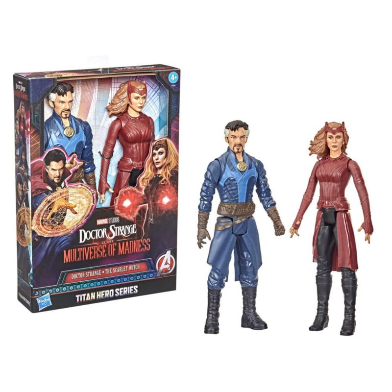 Marvel Avengers Titan Hero Series Doctor Strange Bruja Escarlata 30cm