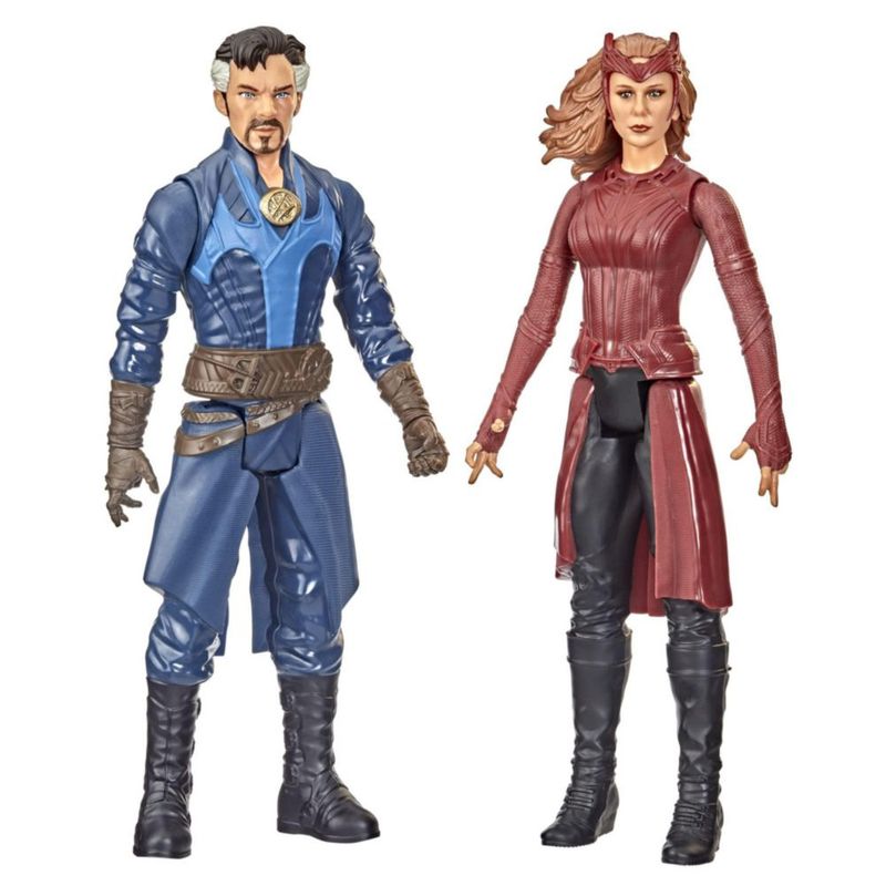 Marvel Avengers Titan Hero Series Doctor Strange Bruja Escarlata 30cm