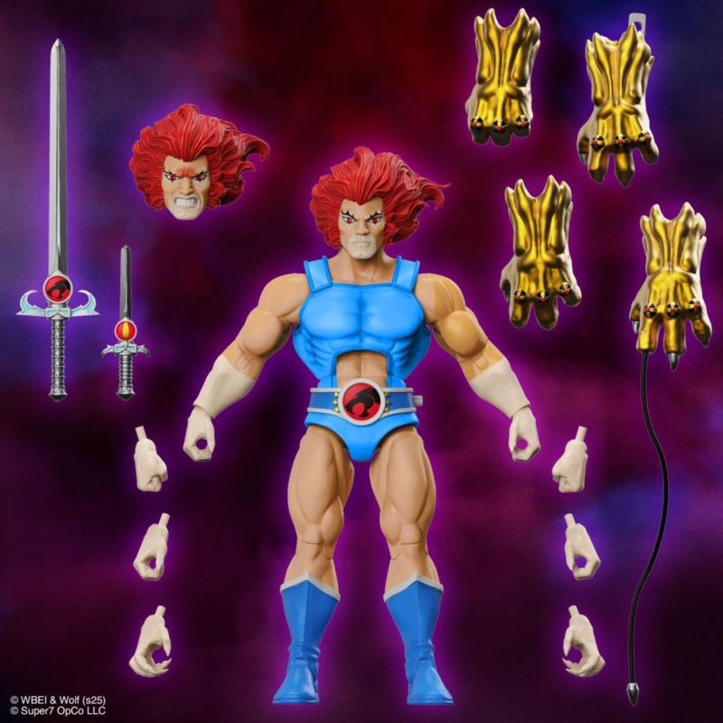 Super7 Lion O Thundercats Figura Ultimates 20 3 cm Espada Escudo