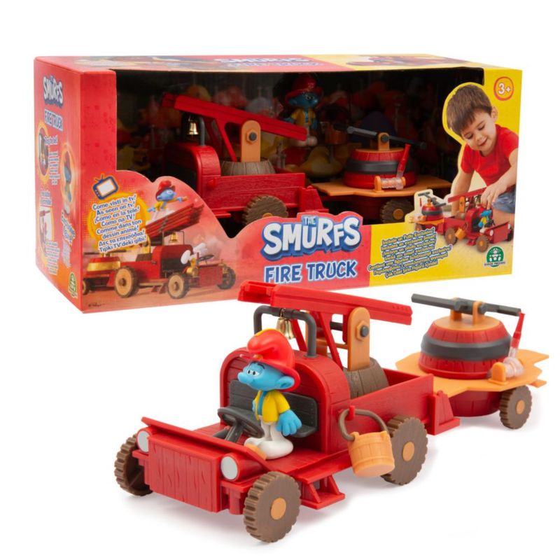 Pitufos Firemen Vehicle c Figura Giochi Preziosi PUF26000