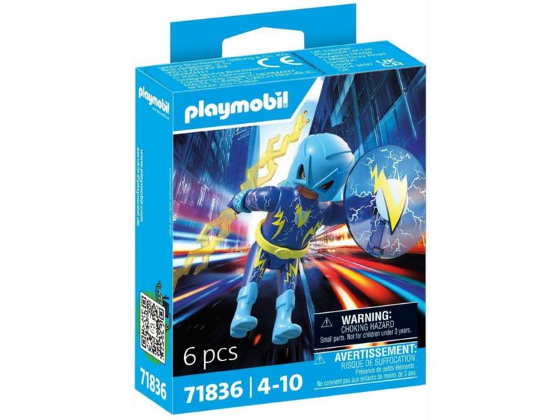 PLAYMOBIL Superhéroe Coleccionable Mr Mechanic Azul
