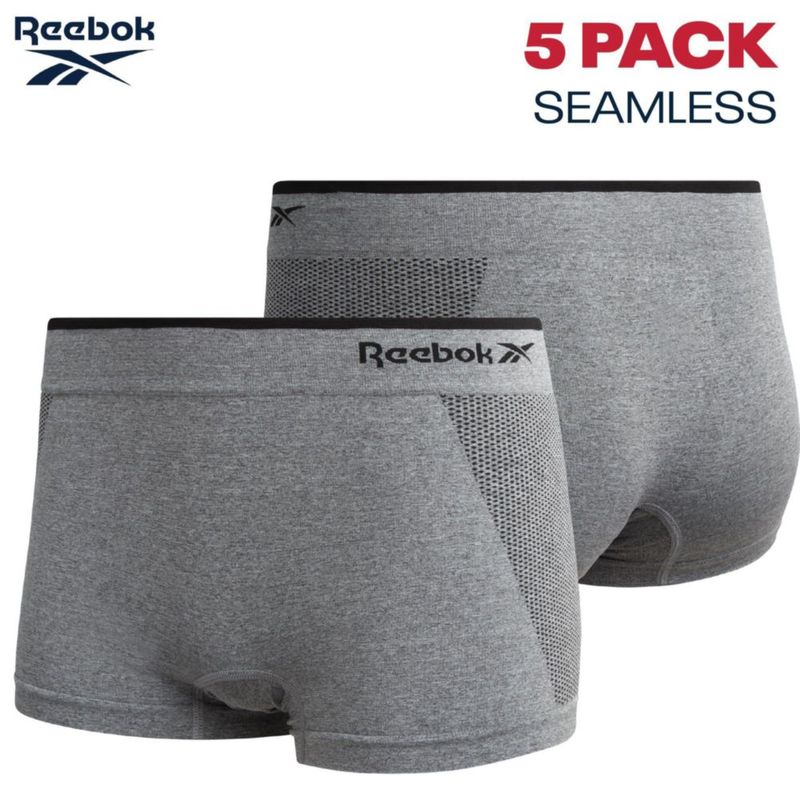 Braguitas Boyshort Reebok Pack 5 Stretch sin costuras Talla S