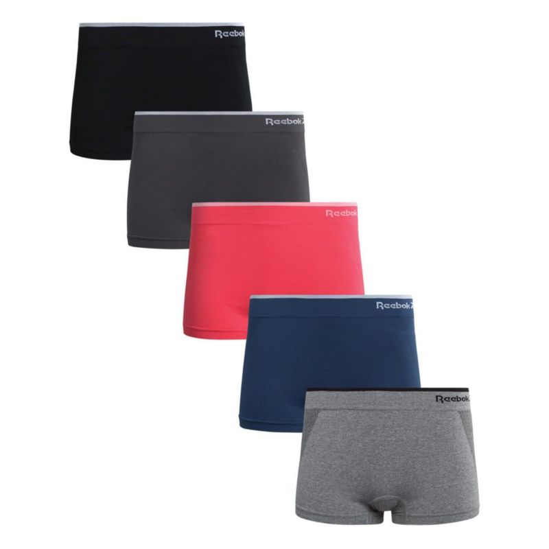 Braguitas Boyshort Reebok Pack 5 Stretch sin costuras Talla S
