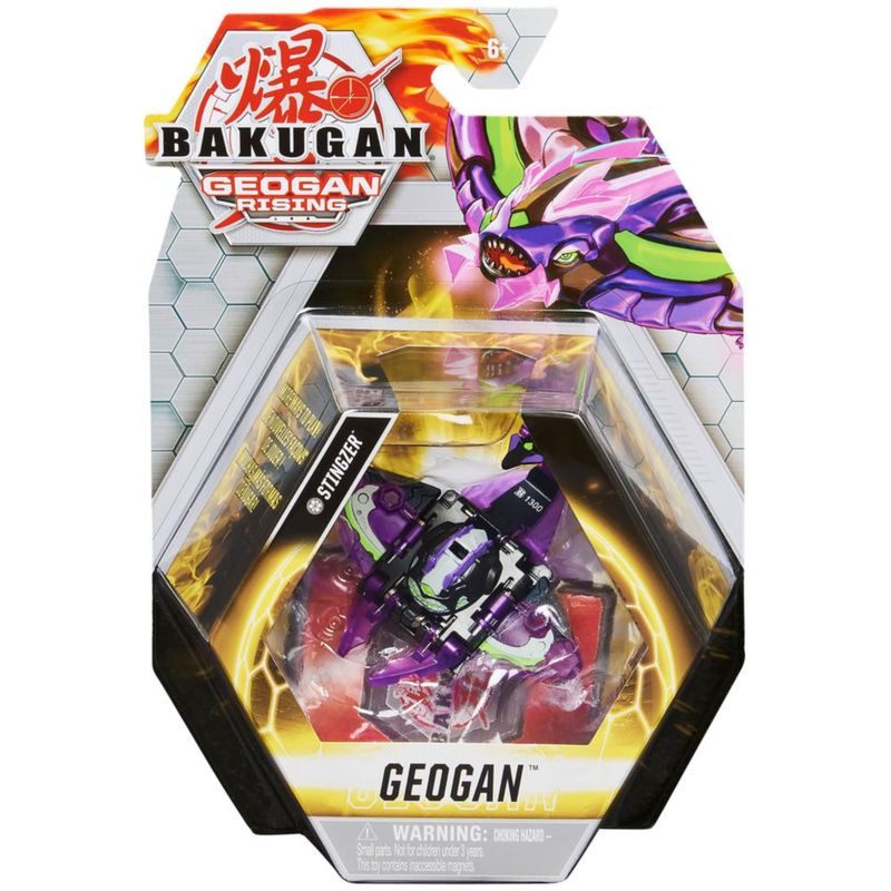 Bakugan Geogan Stingzer Figura Acción Coleccionable Tarjetas