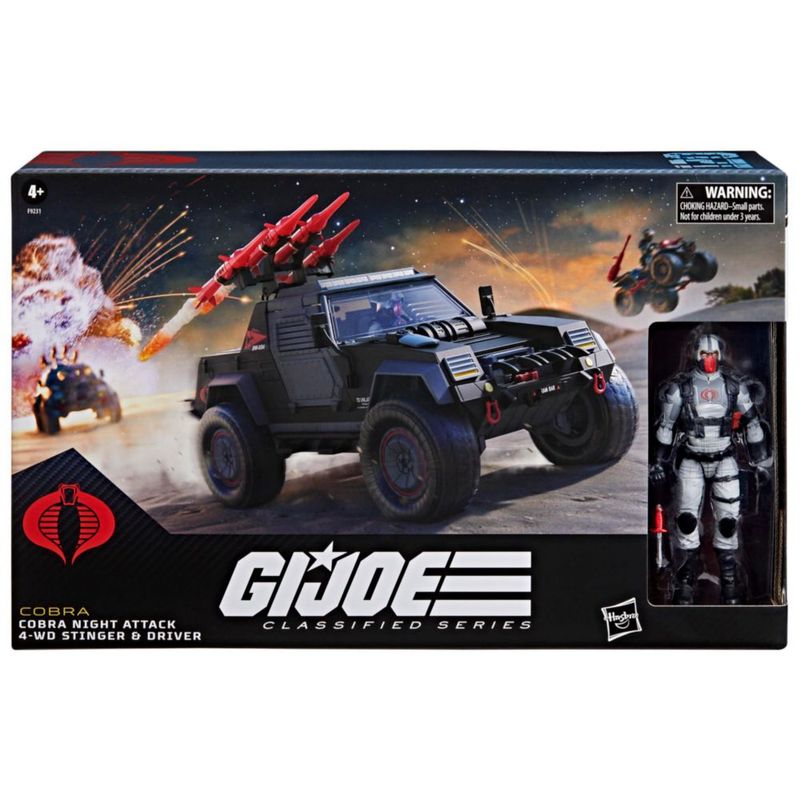 G I Joe Classified Series 120 Cobra Night Attack 4 WD Stinger Driver