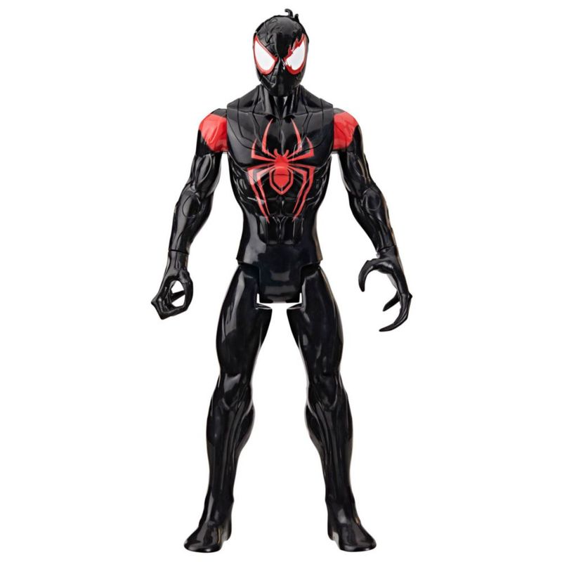 Marvel Hasbro Spider Man Miles Morales Venomizado Serie Titán 30 cm