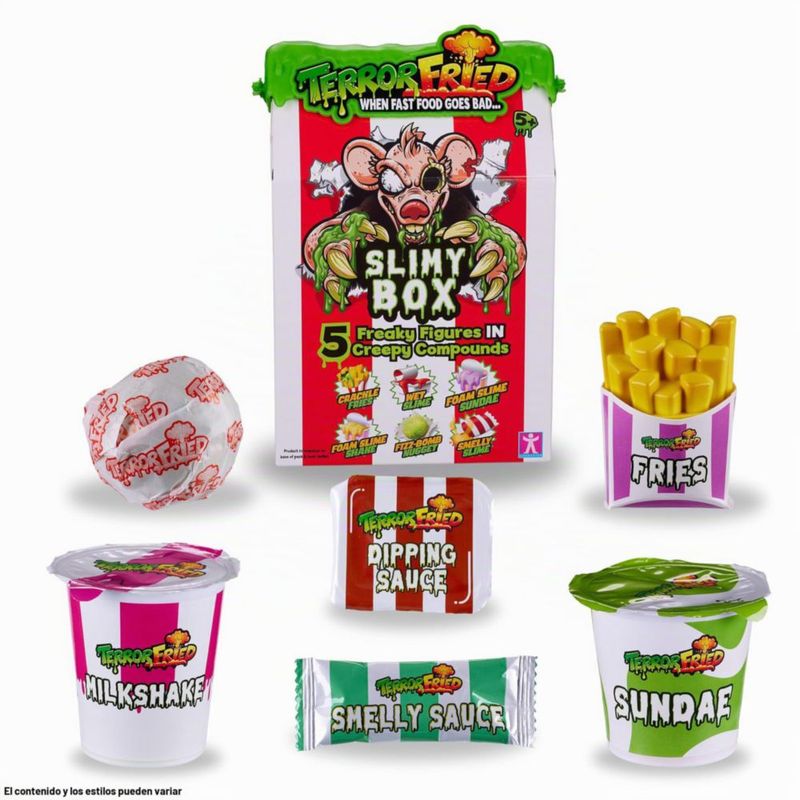 Terror Fried Combo Gristle Box 5 Pack Figuras Coleccionables Halloween