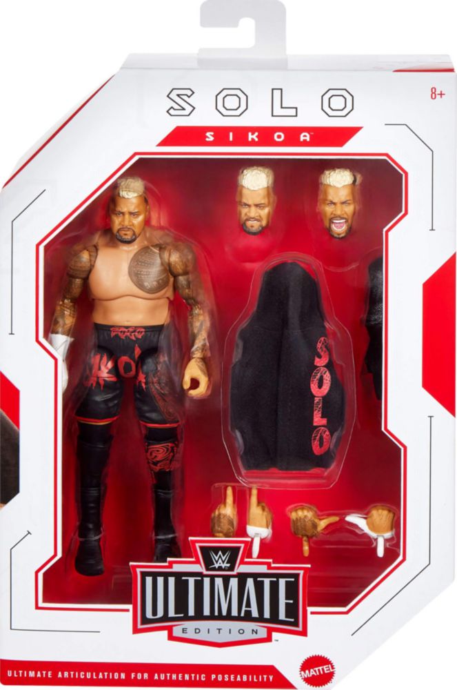 Figura Acción WWE Ultimate Edition Solo Sikoa Mattel 6 Pulgadas 30