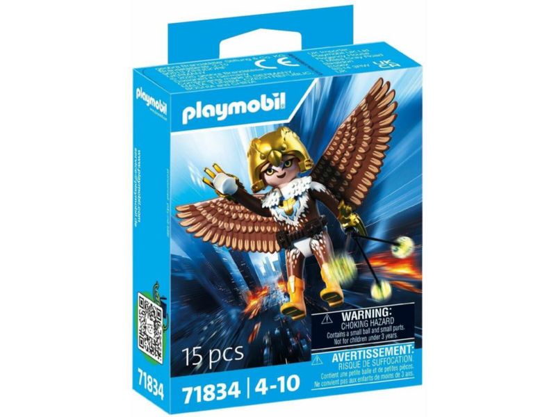 PLAYMOBIL Superhéroe Blue Voltage 15 Piezas