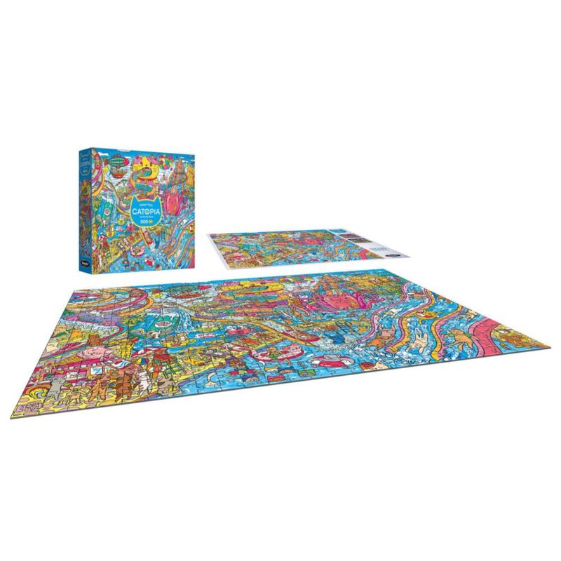 Rompecabezas RoseArt Catopia 500 piezas