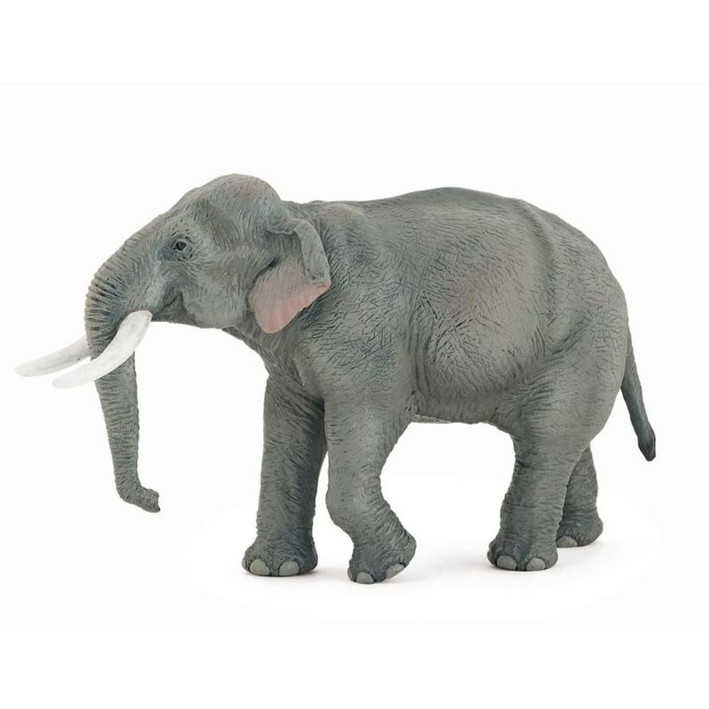 Papo Figura de Elefante asiático Colección Wild Animal 14 cm