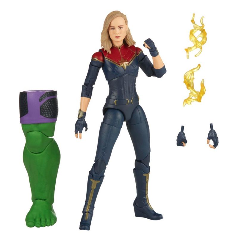 Marvel Capitana Marvel Serie Leyendas Figura Acción 15cm Build A