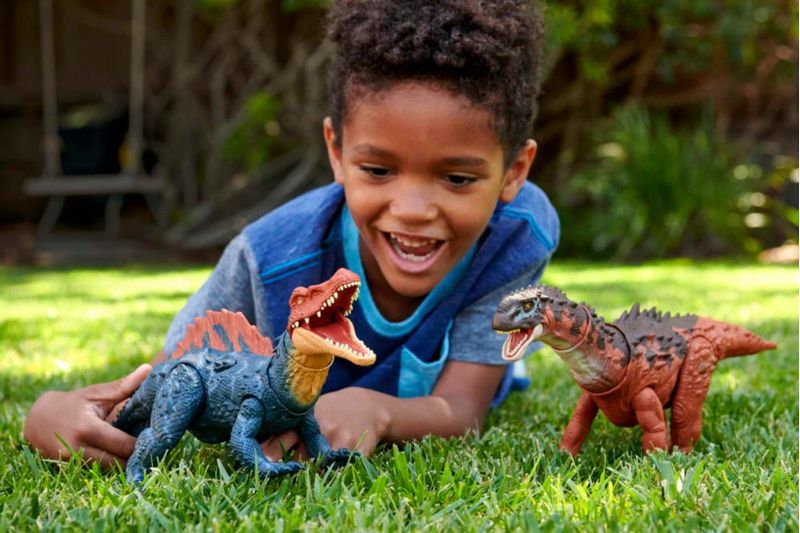 Jurassic World Ampelosaurus Acción Masiva Juguete para Niños a Partir